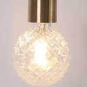 E26 4W Vintage Led Filament Bulb G95 Pineapple Shaped Lights G30 Edison Decoration Bulb for Indoor Lighting Ceiling Fan Lawn Patio Yard Warm White 2700K AC110V Not Dimmable Clear Glass Pack of 2