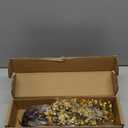 Babys Breath Artificial Flowers 8 Bundles Real Touch UV Resistant Fake Flowers Silk Faux Flowers for Vase Home Office Wedding DIY Floral Indoor Outdoor Centerpiece Table Decoration (Gold)