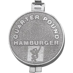 HIC Kitchen Burger Press Patty Maker, Aluminum, Makes Quarter-Pound Patties, 3.75-Inch Diameter