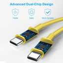 45W USB C Super Fast Charger, Type C Charger Fast Charging Block, Android Phone Charger with 6Ft Type C to C Cable for Galaxy S25 Ultra/S25/S24/S23/S22/S21/S20/Note 20/Note 10（Yellow）