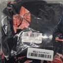 YATEEN Women's Long Sleeve Sun Protection Rash Guard Wetsuit Two Piece Swimsuit Set (#5 Black / Pink, Small)