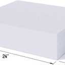 FOAMYFOAM 2Pack High Density 6 inch Thick, 24 inch Wide, 24 inch Long Upholstery Foam, Cushion Replacement