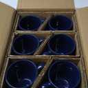 AmorArc 16oz Coffee Mugs Set of 6, Large Ceramic Coffee Mugs for Men, Women, Dad, Mom, Modern Coffee Mugs With Handle For Tea,Latte,Cappuccino,Cocoa. Dishwasher&Microwave Safe, Matte Blue