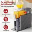 Slushie Machine: No Ice Needed All-in-One Slushy Maker for Home, Real-Time Temp Display, Auto-Clean, 6 Preset | Frozen Margaritas, Cocktails, Frapps, Ice Cream, Smoothies, Milkshakes,Summer Parties
