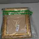 Gold 8x10 Picture Frame 2 Pack - Ornate Vintage Photo Frames for Wall or Tabletop, Solid Wood Wedding Frame 8x10 for Marriage Certificate Familiy with Easel Back & Hanger, Horizontal and Vertical Display for Home Gift, Desk Decor