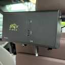 Retractable Backseat Car Phone Charger, Compatible with iPhone & Android Phones and Type-C Laptop, Car Accessories for Uber for Lyft Share Ride, Taxi Driver Accessories