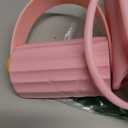 Multifunction Tension Rope, Pedal Resistance Band with Handle, 6-Tube Thickened High and Resilience Pedal Ankle Puller for Women Training, Pink