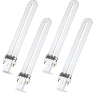 4 PCS PL13-E-FFP 13W Type E Fluorescent Light Bulb Compatible with OttLite T1333E, Neutral White CFL Twin Tube Plugin Light Bulbs, G23 Base
