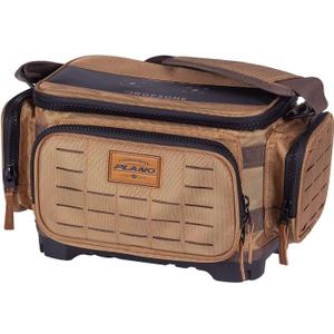 Plano Guide Series 3500 Tackle Bag, Beige, Includes 5 3500 Stowaway Organization Boxes, Premium Soft Fishing Tackle Storage, Waterproof & Non-Skid Base