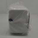 CROWNFUL Mini Fridge, 4 Liter/6 Can Portable Cooler and Warmer Personal Refrigerator for Skin Care, Cosmetics, Beverage, Food,Great for Bedroom, Office, Car, Dorm, ETL Listed (White)