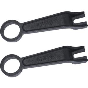 2 Pack 1307419A Bolt On Andiron Compatible for Vermont Castings Wood Stoves Replacement Defiant Encore 2140 0028 2190 2550 Wood Stoves