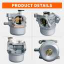 Ruixing OEM 799866 Carburetor for Briggs and Stratton 6.75hp 190cc 675 Series 725EX Engine Craftsman Troy Bilt TB230 Toro 22 Recycler Lawnmower Carburetor 799866 790845 799871 794304