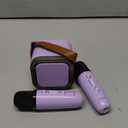 Kinglucky Mini Karaoke Machine for Kids, Top Birthday Gift Pick for Girls Ages 3, 4, 5, 6, 7, 8, 9, 10, 11, 12 Years Old, Kids' Personal Video Players Accessories with 2 Mics Valentine Kid Gift Purple