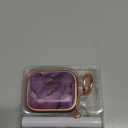 Inesore for AirPods Pro 3 Case 2025 with Lock, for Women Girly Floral Cute Case Compatible with Apple Airpods Pro 3rd Generation Cover, with Phone Stand,Keychain & Cleaner Kit-Purple Gold Marble