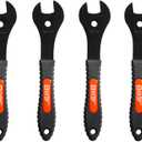 Bicycle Cone Wrench Set Tool (13, 14, 15, 16, 17, 18, 19mm), Bike Cone Spanner Set, Wheel Hub Axle Nut Install Remover (13-14-15-16mm)