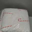 Quilt Set Full/Queen Size - Christmas Quilts - 3 Piece Lightweight Comforter Set with 2 Pillow Shams - Coverlet Blanket for All Seasons - Xmas Festive Winter Holiday Bedspread - Candy Canes, 98 x 90