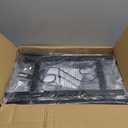 OUSHENG 2 Pack Easel Stand for Sign, Large Wedding Welcome Mirror Holder, Adjustable Free Standing Painting Rack with Chain Support for Display Poster Picture Frame Art, 17" x 17" x 58", Black