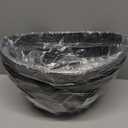 LaDoVita Plant Pots with Drainage Holes, 12 Inch Large Planters for Indoor Plants, Plastic Flower Pots Outdoor, Set of 2 Pack, Frosted Black