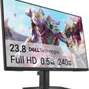 Dell 24 240Hz Gaming Monitor - SE2426HG - 23.8-inch FHD (1920x1080) 240Hz Display, in-Plane Switching (IPS) Technology, AMD FreeSync Premium, TV 3-Star, 2X HDMI, DisplayPort 1.4, Tilt
