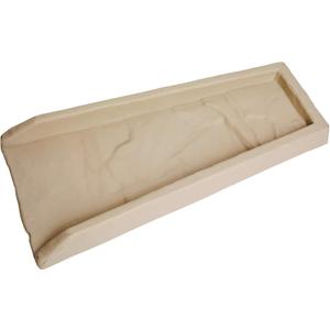 HG-30810 Rock Rain-Run Downspout Splashblock, Tan