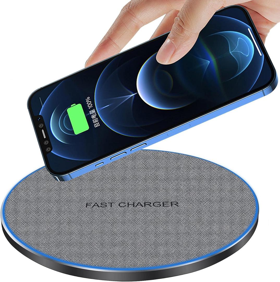 Fast Wireless Charger,20W Max Wireless Charging Pad Compatible with iPhone 17/16/15/14/13/12/SE/Pro/XS Max/XR, AirPods; FDGAO Wireless Charge Mat for Samsung Galaxy S25/S24/S23/Note, Pixel/LG
