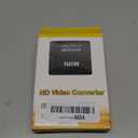 RCA to HDMI Converter, 1080P RCA Composite CVBS AV to HDMI Video Audio Converter Adapter Compatible with N64 Wii PS2 Xbox VHS VCR Camera DVD, Support PAL/NTSC with USB Power Cable
