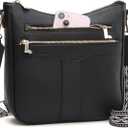 Valleycomfy Crossbody Bags for Women, Lightweight Crossbody Purses Soft Leather Shoulder Handbags