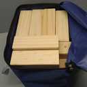 Giant Tumble Tower Games for Kids and Adults 57 Blocks New Zealand Pine Wooden Blocks Stacking to Over 4.2FT Family Game for Indoors Outdoors Yard Games for Family