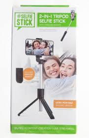 Helix/Retrak Tripod Selfie Stick with LED Ring Light Black