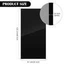 Juexica 1 Pcs 24'' X 48'' Black Acrylic Sheet 1/4" Thick Cast Acrylic Sheet Plastic Board with Protective Paper for Craft Signs DIY Projects Stand Wedding Invitation Switch Panel