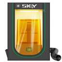 Resin 3D Printer Enclosure with Ventilation, 3D Printer Enclosure Tent Cover Eliminate Odors Dustproof Isolate Noise Compatible with Creality Anycubic Elegoo Series LCD Resin UV 3D Printer-Black Resin Enclosure-Black