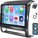 Android 12 Car Radio for Toyota Tacoma 2005-2015 Stereo with Wireless Carplay Android Auto - 9" Toush Screen Head Unit for Tacoma with In-dash GPS, WiFi, BT, SWC, FM + AHD Backup Camera + MIC