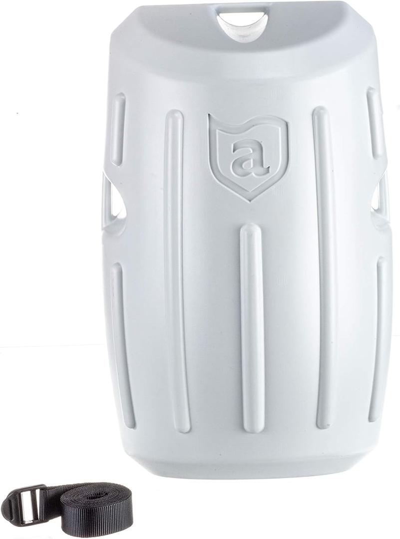 Attwood 93536-1 Softside Pontoon Boat Fender, White