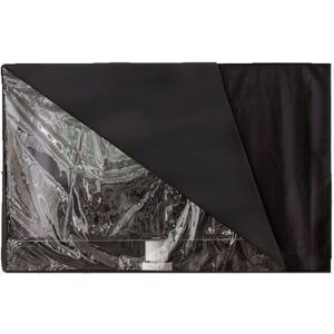Outdoor TV Cover Waterproof with Visible Transparent Film Heavy duty TV Cover Box Black Heat Resistant Weatherproof Dustproof Anti UV Patio Outside Television Protector 30-32"