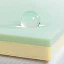 ZINUS 3 Inch Green Tea Memory Foam Mattress Topper, Pressure-Relieving Layers, CertiPUR-US Certified, Twin