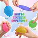 Cool Cat Squeeze Squishy, Wild Cats Fuzz Ball Sensory Squeeze Toy, Slow Rise Sensory Fidget Balls, Anxiety Slow Rising Squishy Fidget Toy, Suitable for Relieving Stress or as a Gift (Rose Red)