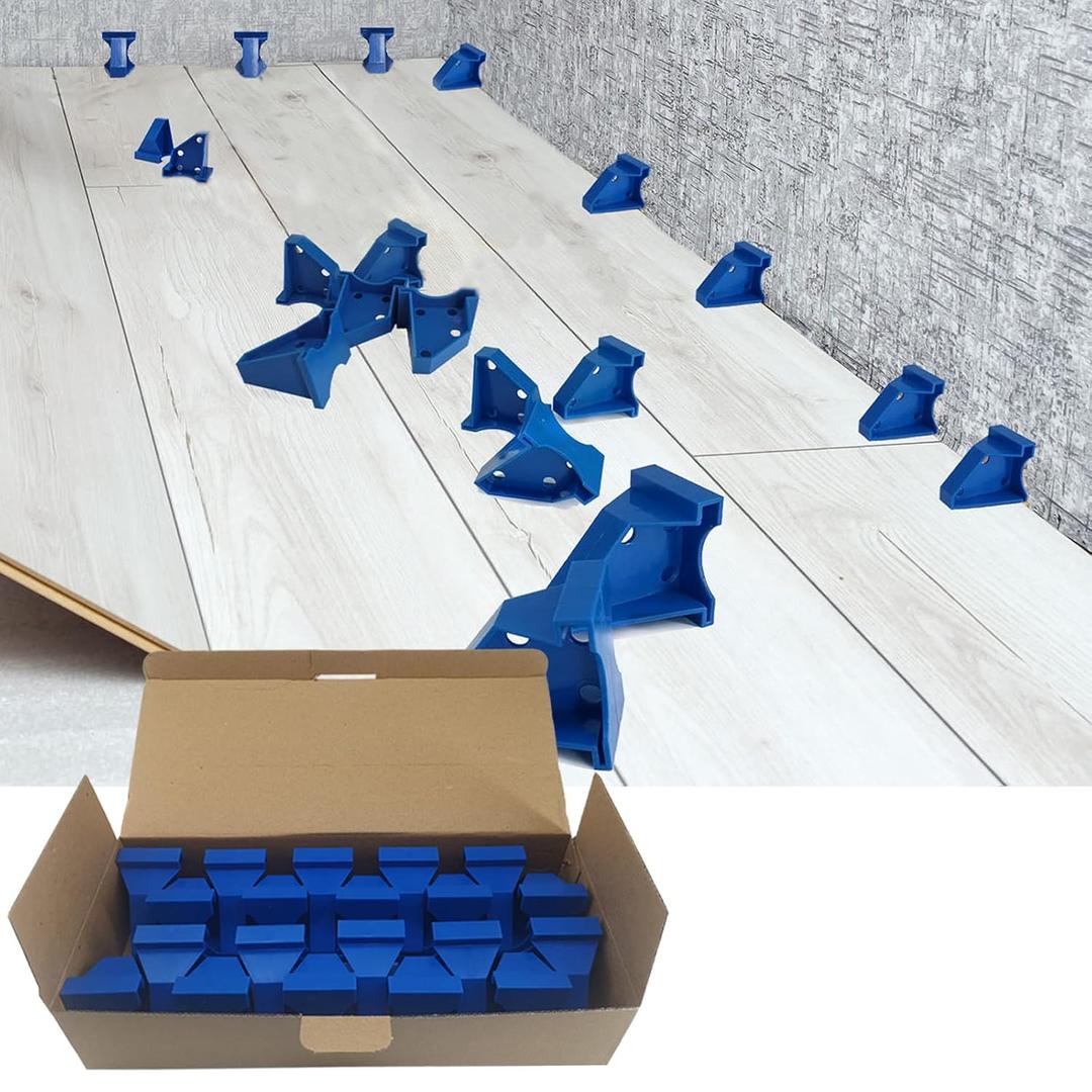 Floor Spacers, 1/4 inch & 1/2 inch Flooring Spacers in 1, for Vinyl Plank, Wood, LVP, Laminate Flooring Installation-MinliGUY Tools