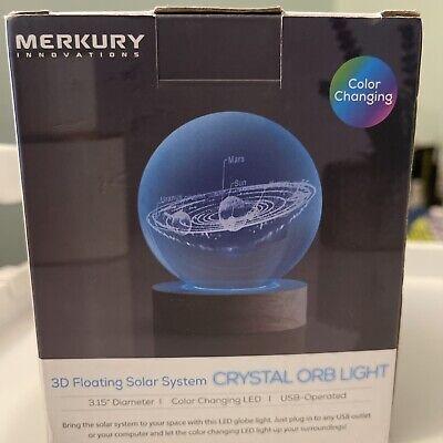 MK 3IN SOLAR SYSTEM GLASS ORB LIGHT
