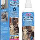 Natural Cat Deterrent Spray, 8.45 FL Oz Cat Repellent Indoor for Cat and Kitten, Anti-Scratch Cat Training Spray for Furniture, Curtain, Floor & Plant, Indoor & Outdoor Use