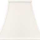 Royal Designs, Inc. Regal Square Bell Lamp Shade, 5 x 10 x 9, White (BSO-715-10WH)