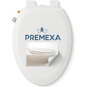 Bidet Toilet Seat for Elongated Toilets, Non-Electric, Dual Nozzle, Soft Close, Self-Cleaning, Ambient Water Temperature, Easy Installation, Reduce Toilet Paper Usage