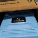 2 Gallon Battery Powered Sprayer, Electric Garden Sprayer, Pump Sprayer with 3 Mist Nozzles & USB Rechargeable Handle & Retractable Wand & Adjustable Strap for Lawn, Garden, Yard(Blue)