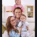 Giftgarden 8x11 Picture Frame Black, 8 by 11 Thin Photo Frame for Wall Tabletop Display, Single