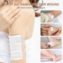 Hypoallergenic Micropore Tape 8 Rolls Surgical Tape for Sensitive Skin Latex-Free, Breathable & Pain Free Removal 1" x 10yd Wound Care, First Aid, Tubing Secure Medical Paper Tape (Beige)