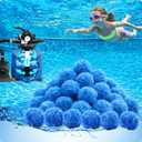 Pool Filter Balls 3LB for Sand Filter, Replace 100 lbs Sand, Reusable Pool Filter Media Balls for Pump, Ultra Fine Filtration, No Clogging, Less Backwash, for Swimming Pools