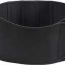 Waist Trainer, Lumbar Support Belt for Men & Women, Tummy Control, Lightweight Under Uniform Design, Black (Black, S)