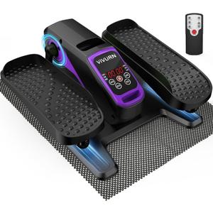 VIVURN-018 Under Desk Elliptical 12 Speed 5 Modes Mini Motorized Leg Exerciser While Sitting for Seniors As Seen on TV with Non-Slip Mat Quiet & Portable Electric Pedal Exerciser for Home and Office