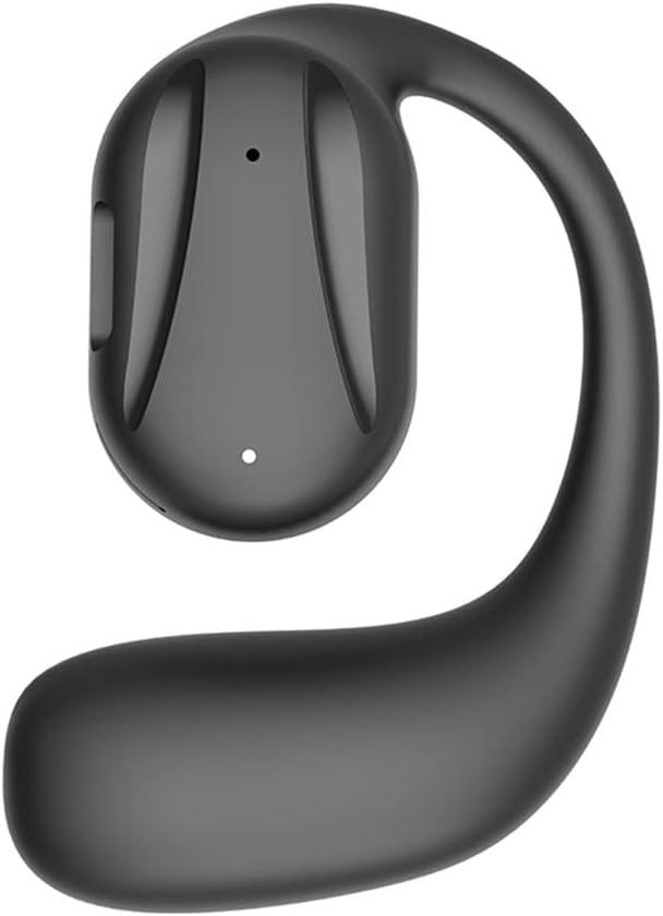 Open Ear Bluetooth Headphone Single on Ear Bluetooth Headset Wireless Earpiece with earhook Sport Business Earphone Up to 15 Hours Talk Time only Left Earphone