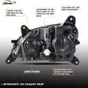 Fit for 2011-2023 Peterbilt 579 587 Class 8 Truck Projector Headlight Headlamp Black Housing Assembly Replacement Left