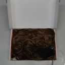 REECHO Curly Hair Extensions, 4PCS 16 inch Clip in Hair Extensions Lace Weft Short Curly Hair Extensions Clip Ins Invisible Natural Hairpieces for Women, Light Brown